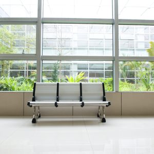 Row,Of,Chair,In,Modern,Office,Building.